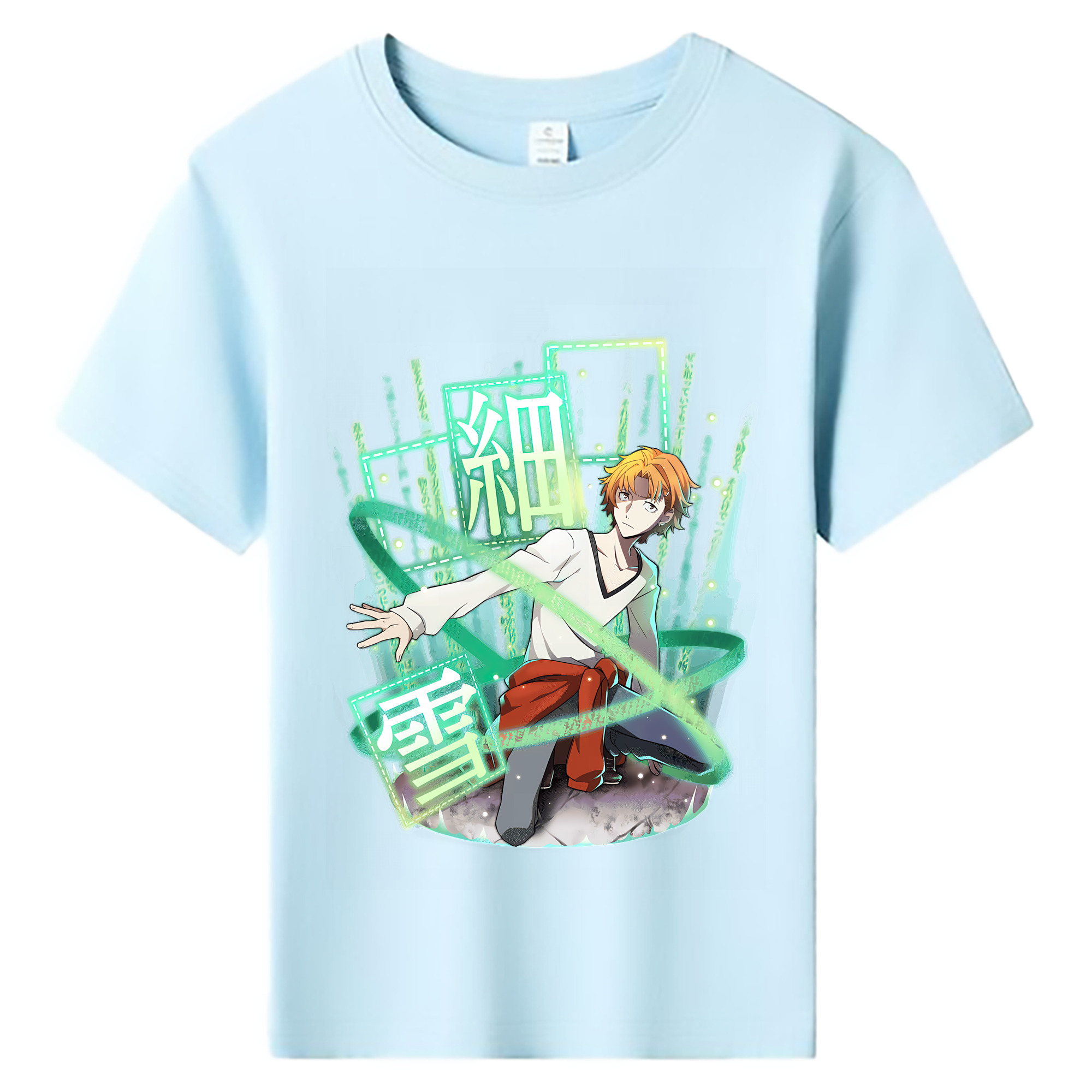 （画像用） 文豪ストレイドッグス Bungo Stray Dogs 綿100％キッズTシャツ（フロントプリント）